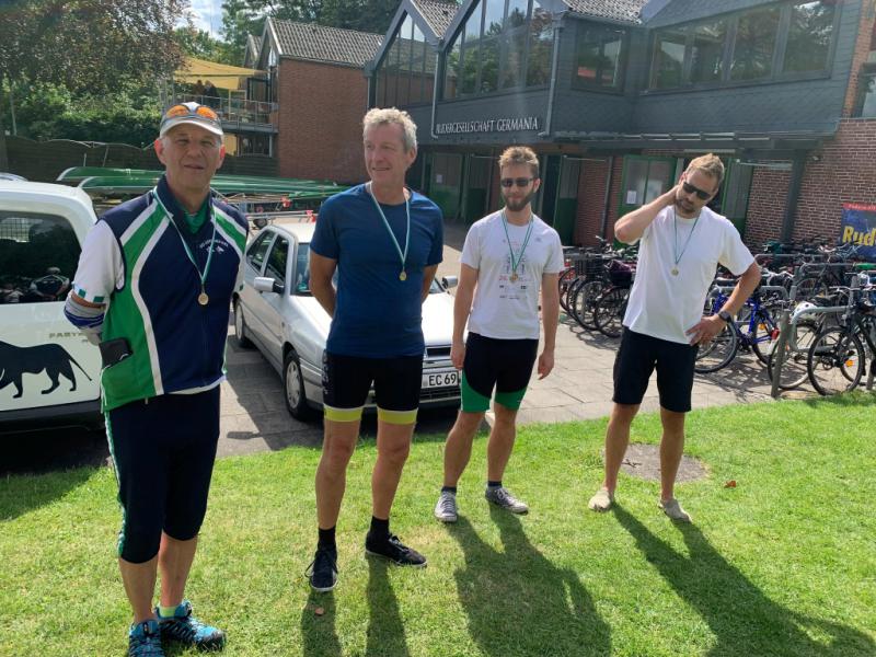 Interne Regatta Rudergesellschaft Germania Kiel am 7. Aug. 2021