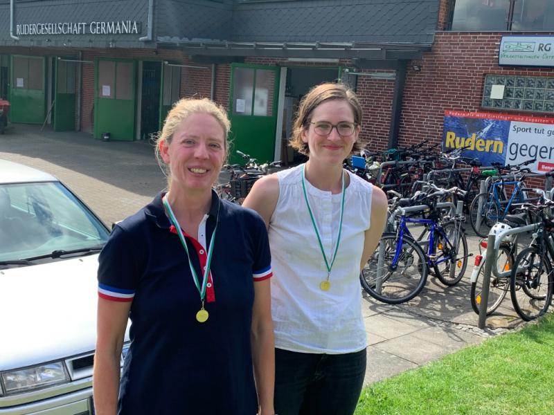 Interne Regatta Rudergesellschaft Germania Kiel am 7. Aug. 2021