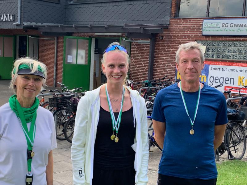 Interne Regatta Rudergesellschaft Germania Kiel am 7. Aug. 2021