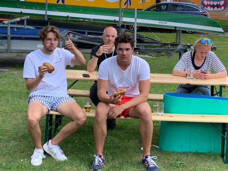 Interne Regatta Rudergesellschaft Germania Kiel am 7. Aug. 2021