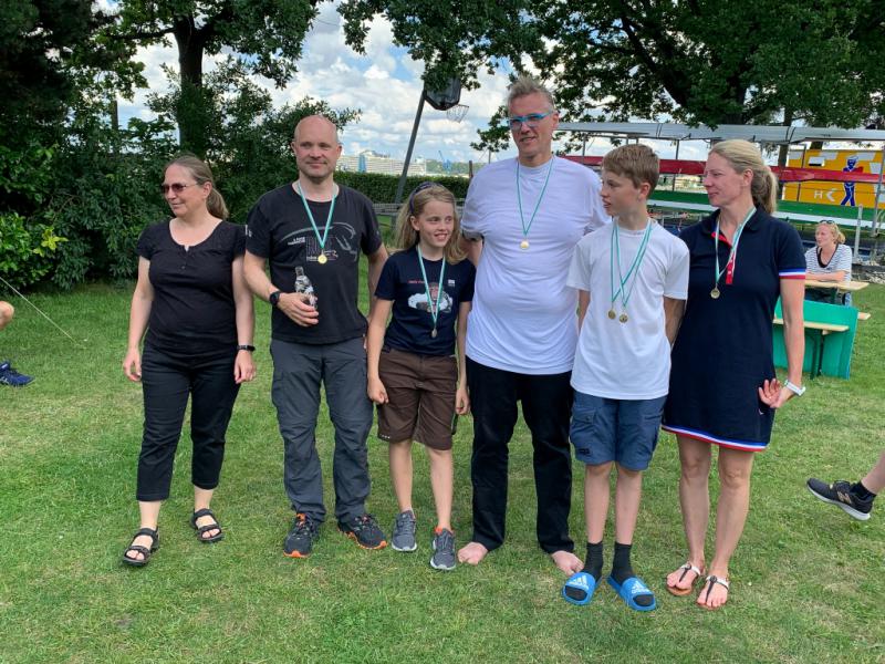 Interne Regatta Rudergesellschaft Germania Kiel am 7. Aug. 2021