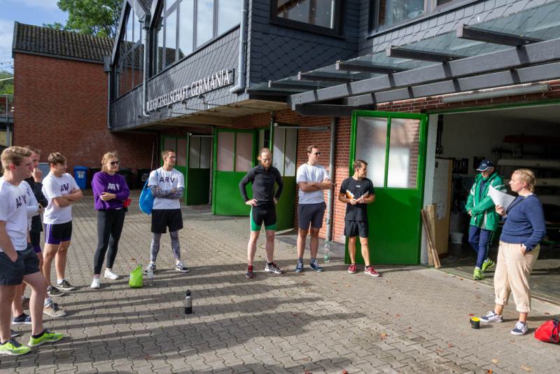 Interne Regatta Rudergesellschaft Germania Kiel am 17. Sept. 2022