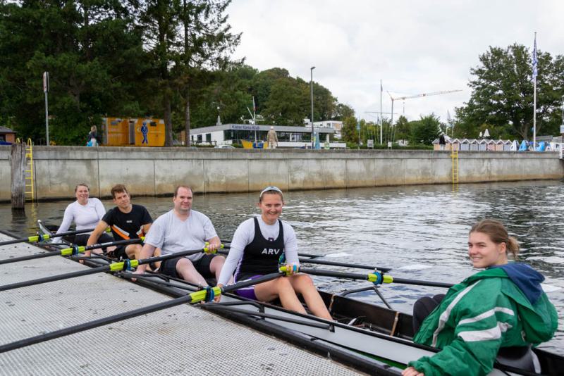 Interne Regatta Rudergesellschaft Germania Kiel am 17. Sept. 2022