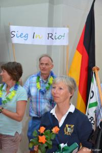 Empfang SH-Team Junioren-WM 2015 am 11. August 2015 Flughafen Hamburg