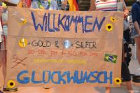 Empfang SH-Team Junioren-WM 2015 am 11. August 2015 Flughafen Hamburg