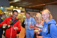 Empfang SH-Team Junioren-WM 2015 am 11. August 2015 Flughafen Hamburg