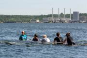 Kentertraining am Steg der RG Germania Kiel am 15. Juli 2023