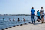 Kentertraining am Steg der RG Germania Kiel am 15. Juli 2023