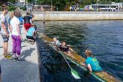 Kentertraining am Steg der RG Germania Kiel am 15. Juli 2023