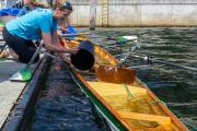 Kentertraining am Steg der RG Germania Kiel am 15. Juli 2023