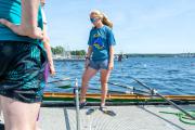 Kentertraining am Steg der RG Germania Kiel am 15. Juli 2023