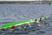 Kentertraining am Steg der RG Germania Kiel am 15. Juli 2023
