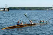 Kentertraining am Steg der RG Germania Kiel am 15. Juli 2023