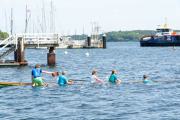 Kentertraining am Steg der RG Germania Kiel am 15. Juli 2023