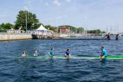 Kentertraining am Steg der RG Germania Kiel am 15. Juli 2023