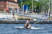 Kentertraining am Steg der RG Germania Kiel am 15. Juli 2023