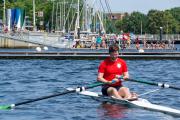 Kentertraining am Steg der RG Germania Kiel am 15. Juli 2023