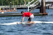 Kentertraining am Steg der RG Germania Kiel am 15. Juli 2023