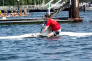 Kentertraining am Steg der RG Germania Kiel am 15. Juli 2023