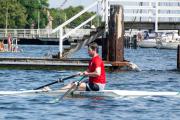 Kentertraining am Steg der RG Germania Kiel am 15. Juli 2023
