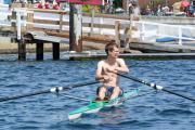Kentertraining am Steg der RG Germania Kiel am 15. Juli 2023