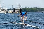 Kentertraining am Steg der RG Germania Kiel am 15. Juli 2023