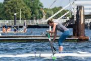 Kentertraining am Steg der RG Germania Kiel am 15. Juli 2023