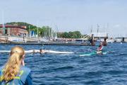 Kentertraining am Steg der RG Germania Kiel am 15. Juli 2023