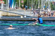 Kentertraining am Steg der RG Germania Kiel am 15. Juli 2023