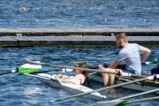 Kentertraining am Steg der RG Germania Kiel am 15. Juli 2023