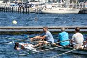 Kentertraining am Steg der RG Germania Kiel am 15. Juli 2023