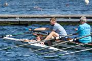 Kentertraining am Steg der RG Germania Kiel am 15. Juli 2023