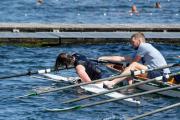 Kentertraining am Steg der RG Germania Kiel am 15. Juli 2023