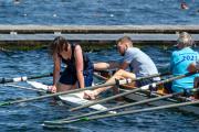 Kentertraining am Steg der RG Germania Kiel am 15. Juli 2023