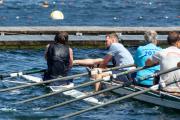Kentertraining am Steg der RG Germania Kiel am 15. Juli 2023
