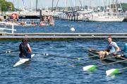 Kentertraining am Steg der RG Germania Kiel am 15. Juli 2023