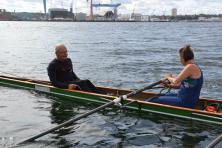 Kentertraining im Gig-Vierer Fafnir am 23. Aug. 2020
