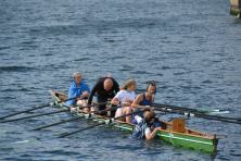 Kentertraining im Gig-Vierer Fafnir am 23. Aug. 2020
