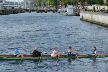 Kentertraining im Gig-Vierer Fafnir am 23. Aug. 2020