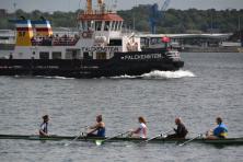 Kentertraining im Gig-Vierer Fafnir am 23. Aug. 2020