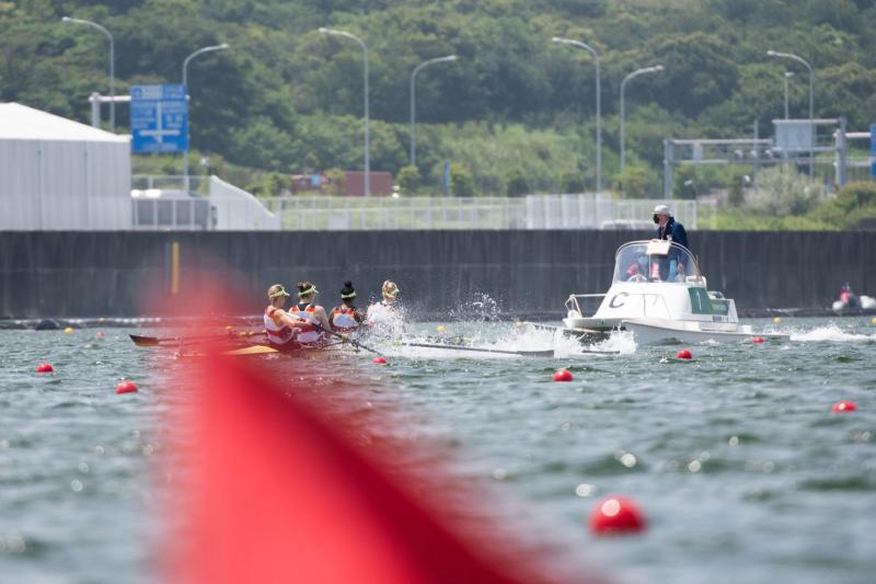 Finale des Frauendoppelvierers bei den Olympischen Spiele Tokyo 2020 vom 23. Jul. bis 8. Aug. 2021