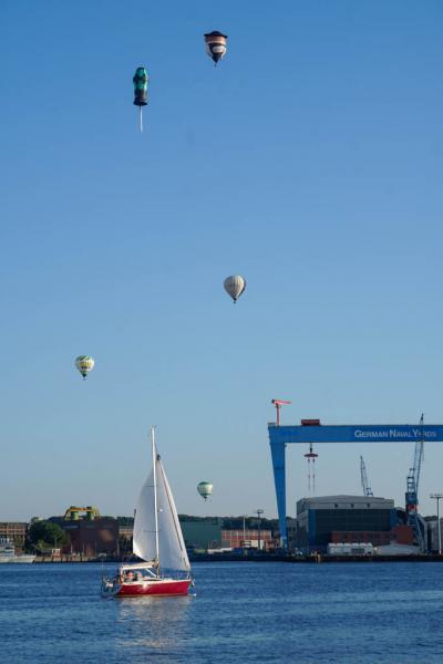 Stadtachter-Rennen zur Kieler Woche am 8. Sep. 2021