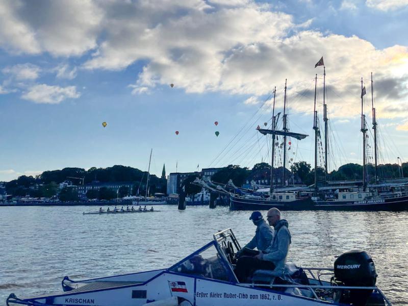 Stadtachter-Rennen zur Kieler Woche am 22. Juni 2022