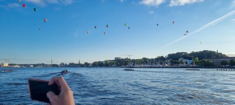 Stadtachter-Rennen zur Kieler Woche am 22. Juni 2022