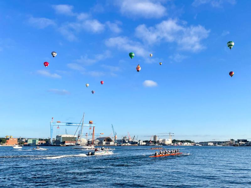 Stadtachter-Rennen zur Kieler Woche am 22. Juni 2022