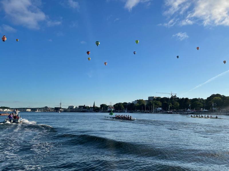 Stadtachter-Rennen zur Kieler Woche am 22. Juni 2022