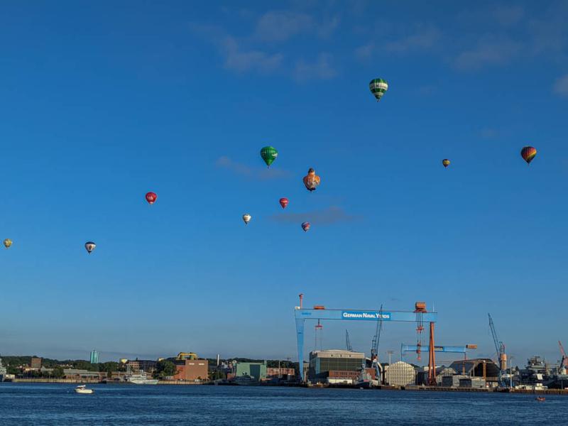Stadtachter-Rennen zur Kieler Woche am 22. Juni 2022