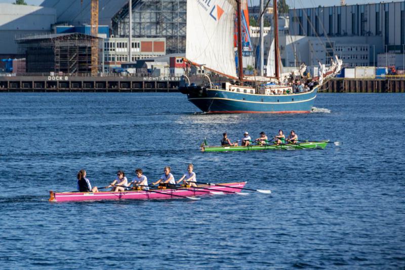 Stadtachter-Rennen zur Kieler Woche am 21. Juni 2023