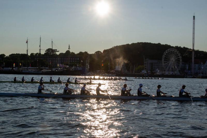 Stadtachter-Rennen zur Kieler Woche am 21. Juni 2023