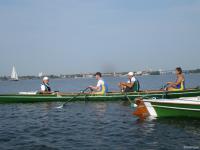 Tagestour Strande mit Ruderklub Flensburg und Dt. Ruderverein Gravenstein 15. August 2015